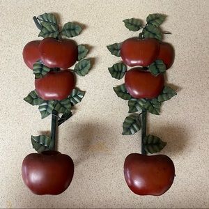 Apple wall sconces set of 2